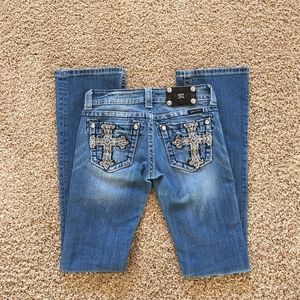 Miss Me Boot Cut Jeans, Size 25